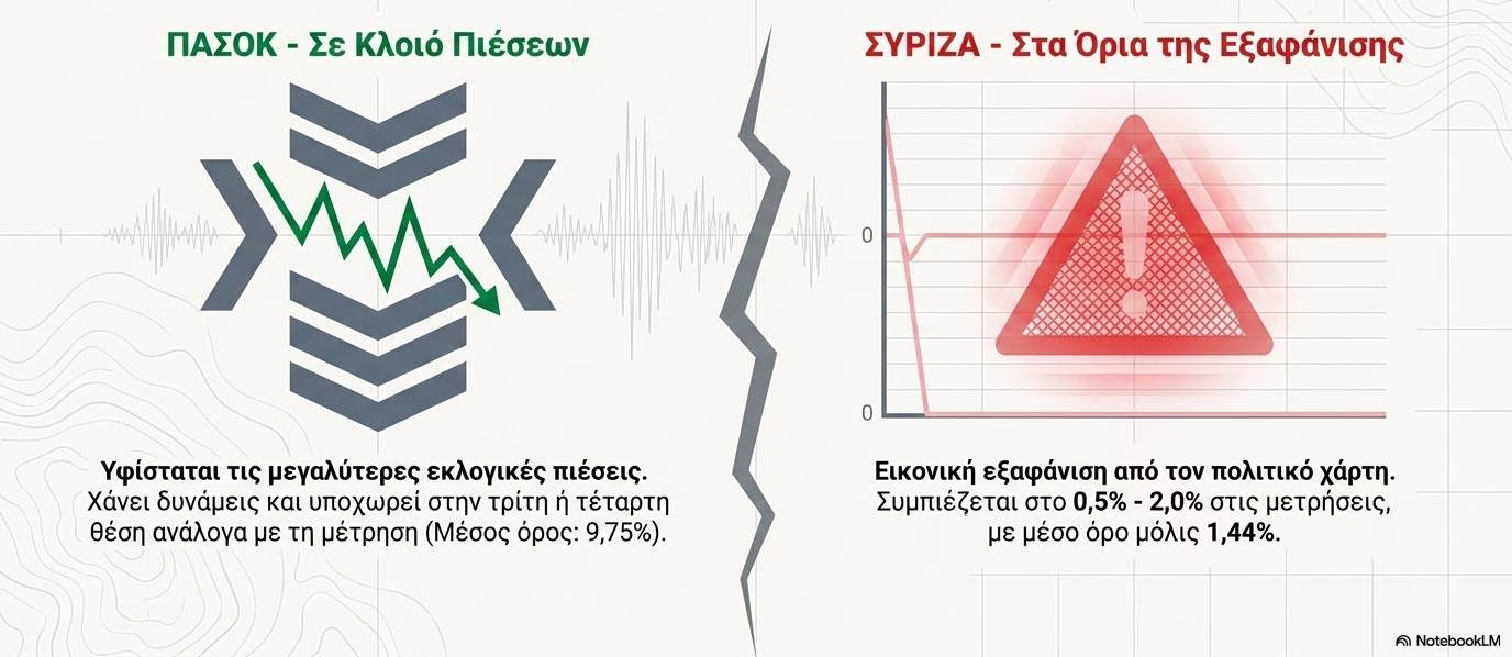 Δημοσκοπήσεις: Οι δέκα ημέρες των μεγάλων ανατροπών - Η τράπουλα στον δρόμο προς τις κάλπες... μοιράζεται ξανά