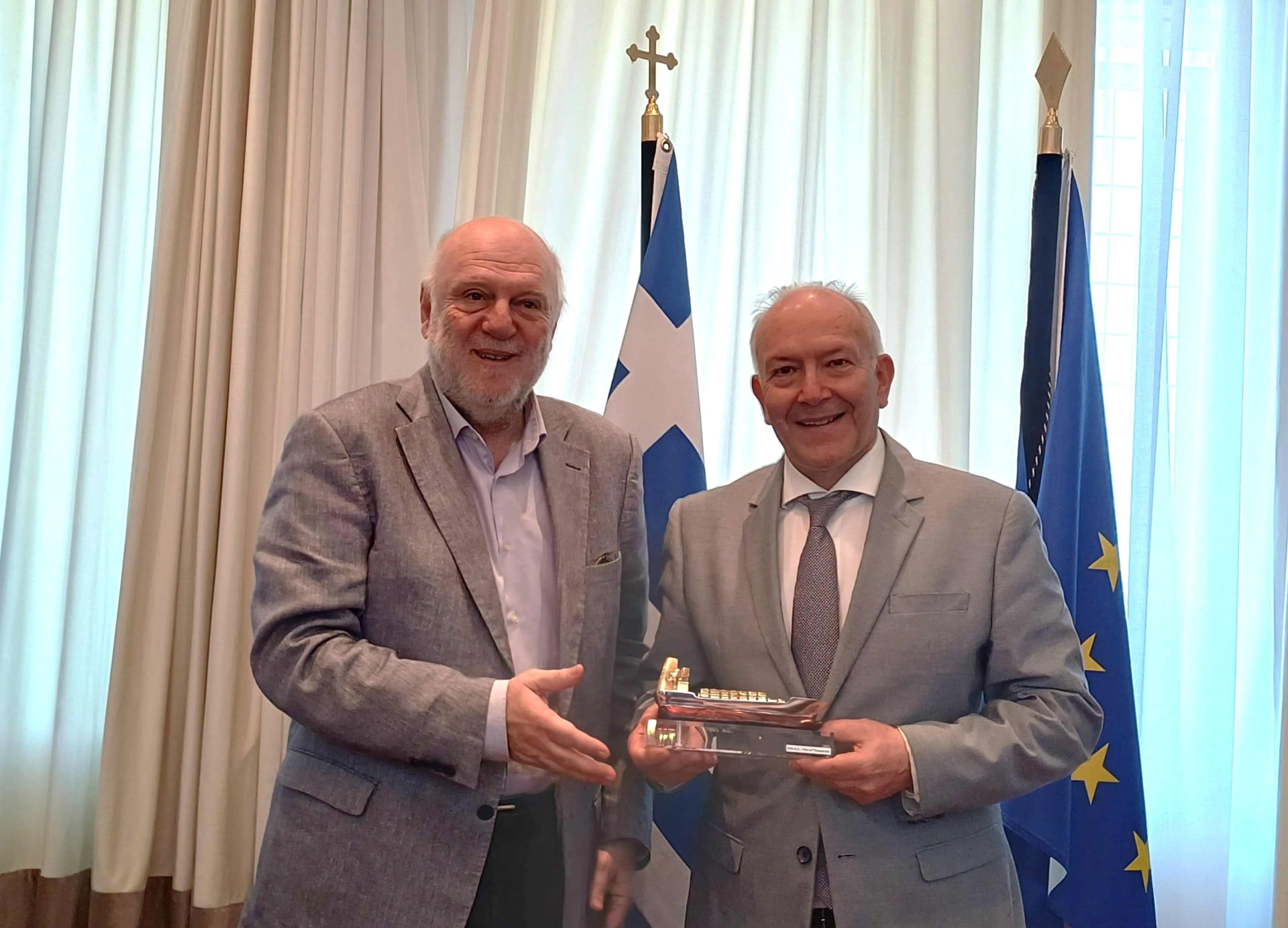 Ξενάγηση του Υφυπουργού Ναυτιλίας και Νησιωτικής Πολιτικής, κ. Στέφανου Γκίκα, στον Λιμένα Θεσσαλονίκης