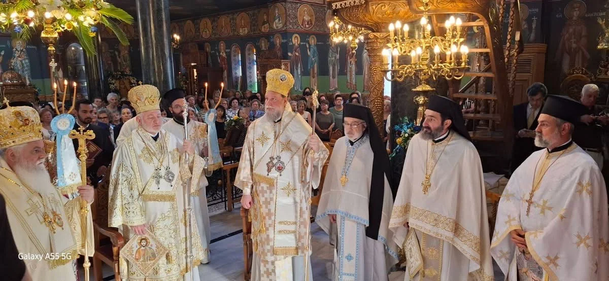 Πολυαρχιερατικό Συλλείτουργο στη Ν. Ιωνία, προεξάρχοντος του Αρχιεπισκόπου Αμερικής κ. Ελπιδοφόρου