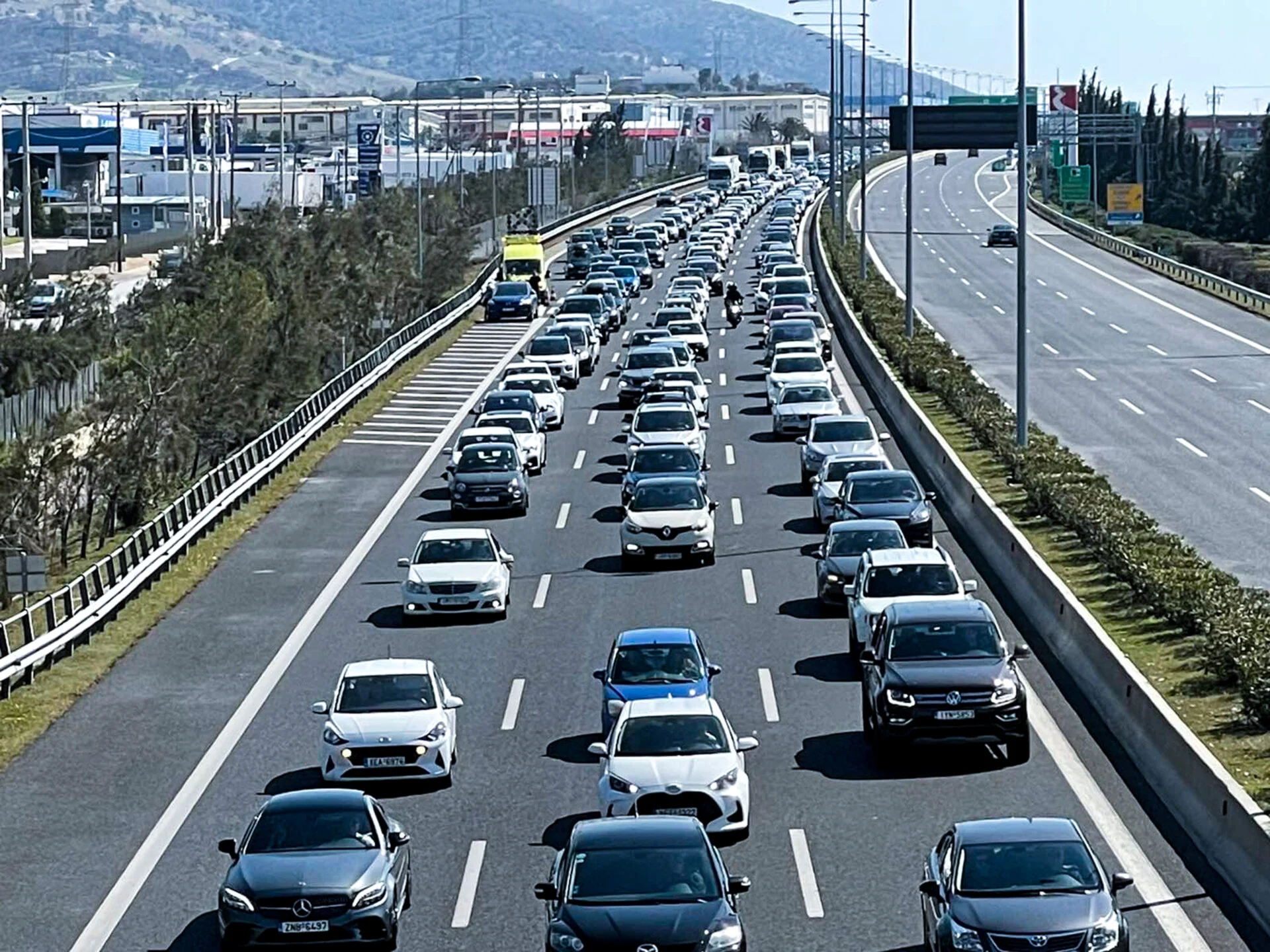 Αττική Οδός: Κυκλοφοριακές ρυθμίσεις στον κόμβο Μεταμόρφωσης τις νυχτερινές ώρες