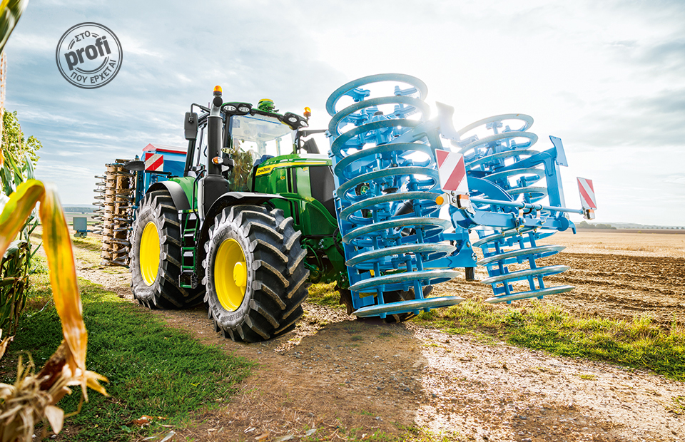 Τα ολοκαίνουργια τρακτέρ John Deere 6M ξεδιπλώνουν τις αρετές τους στο profi Ιουλίου
