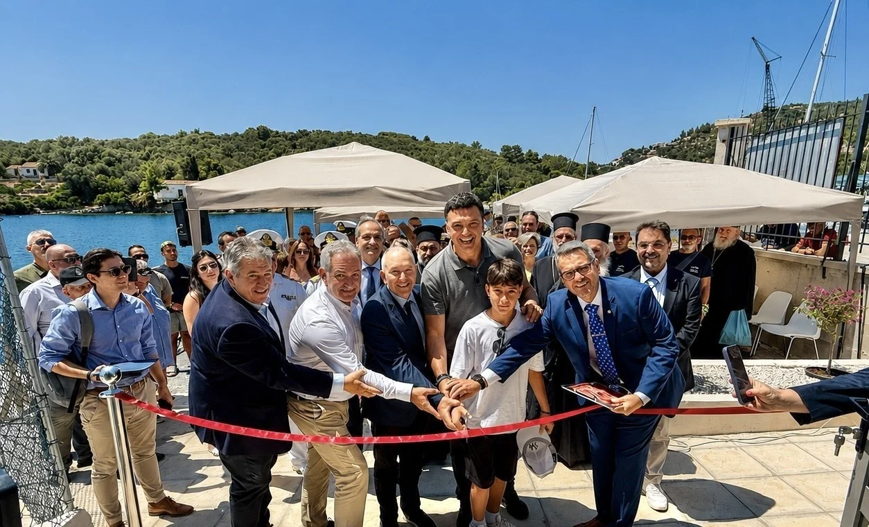 Εγκαινιάστηκε ο νέος επιβατικός σταθμός του λιμένα Γαΐου