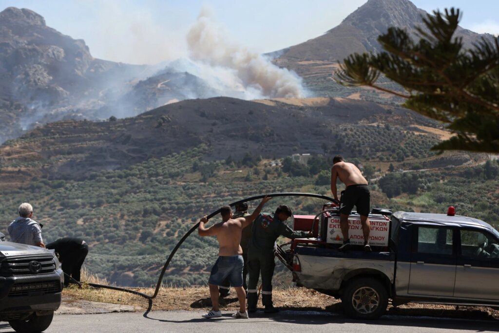 Ρέθυμνο: Στάχτη 45.000 στρέμματα μόνο από την πρώτη πυρκαγιά