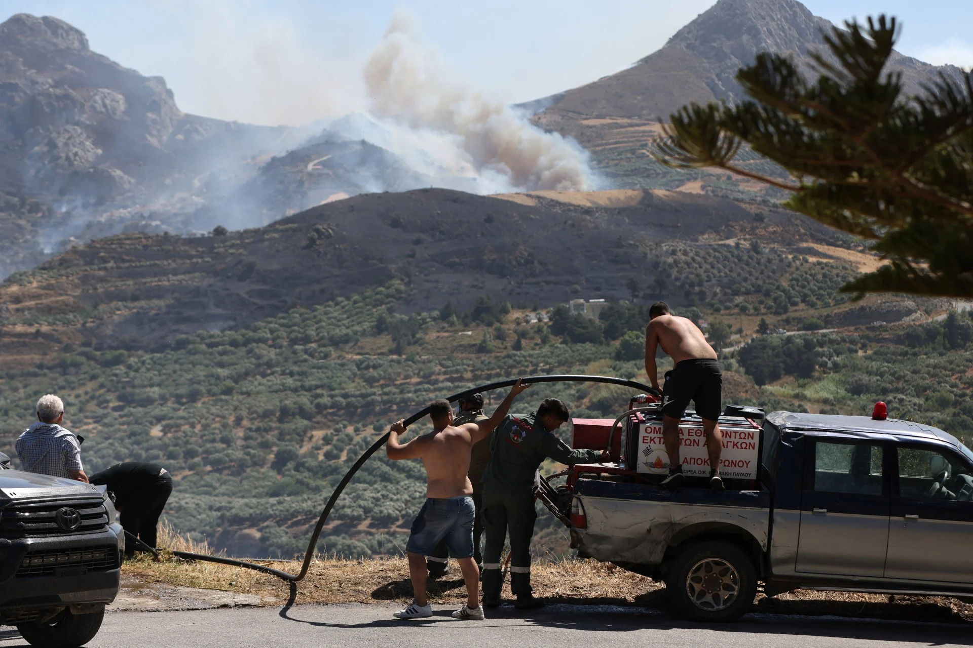 Ρέθυμνο: Στάχτη 45.000 στρέμματα μόνο από την πρώτη πυρκαγιά