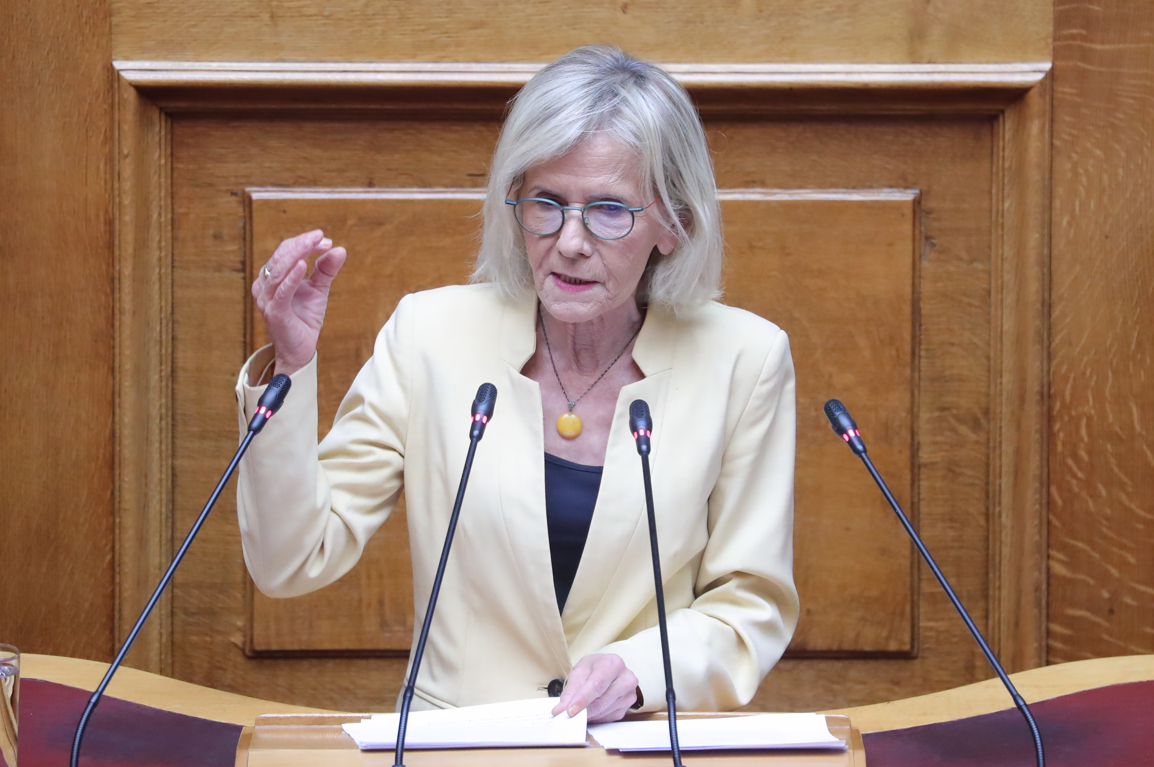 Αποχώρησε από τους «Δημοκράτες» του Κασσελάκη και η Γιώτα Πούλου
