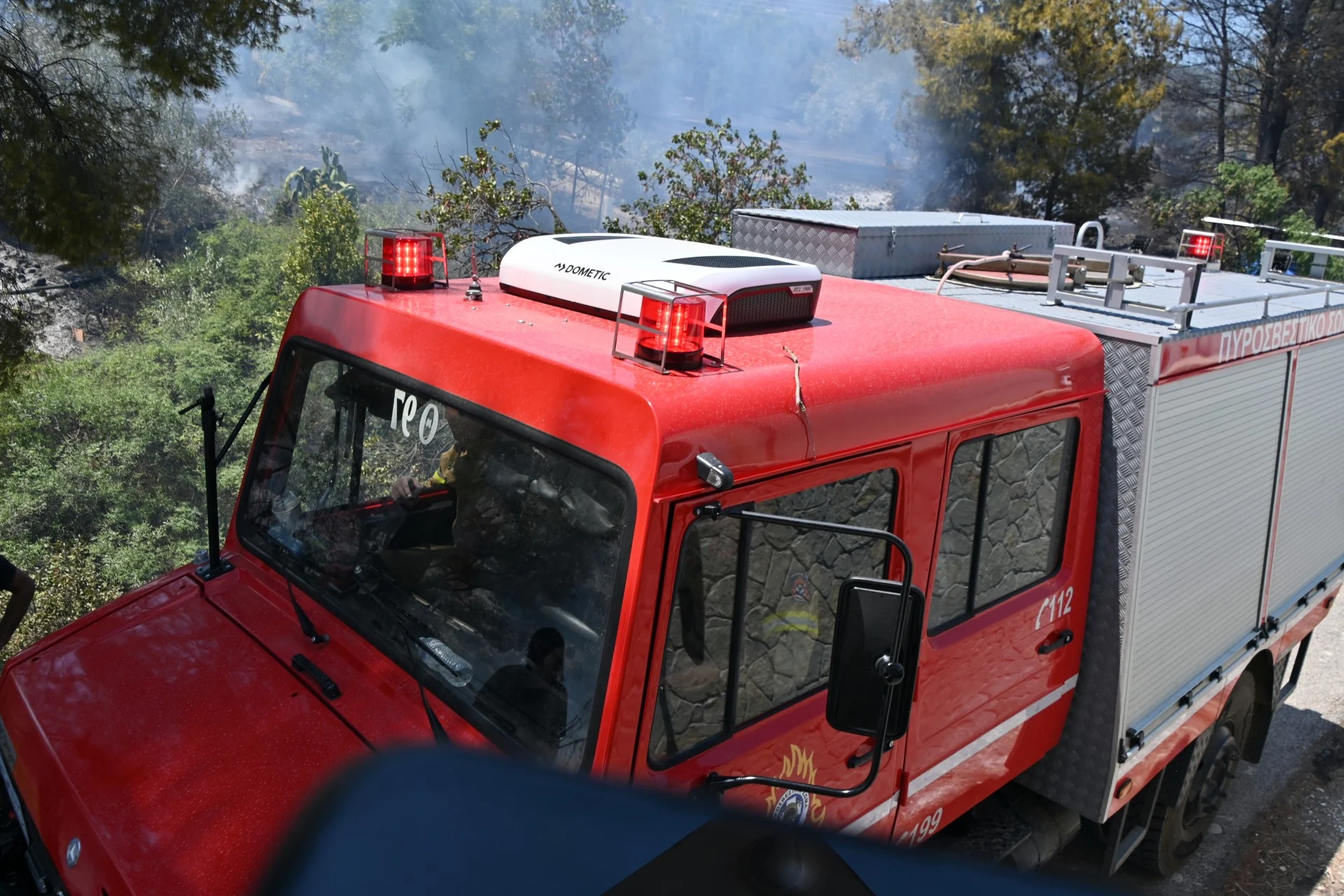 Βελτιωμένη η εικόνα της πυρκαγιάς
