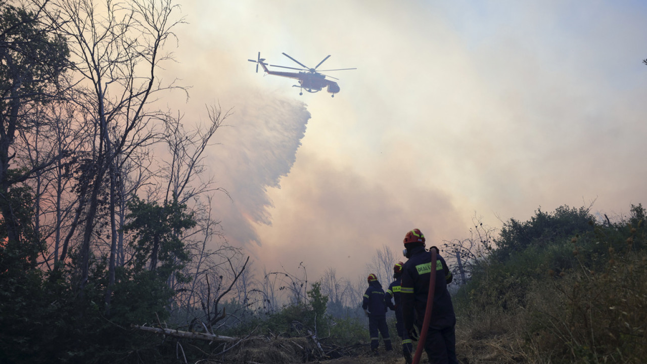 Υπό έλεγχο οι δύο πυρκαγιές στα Κουφάλια Θεσσαλονίκης