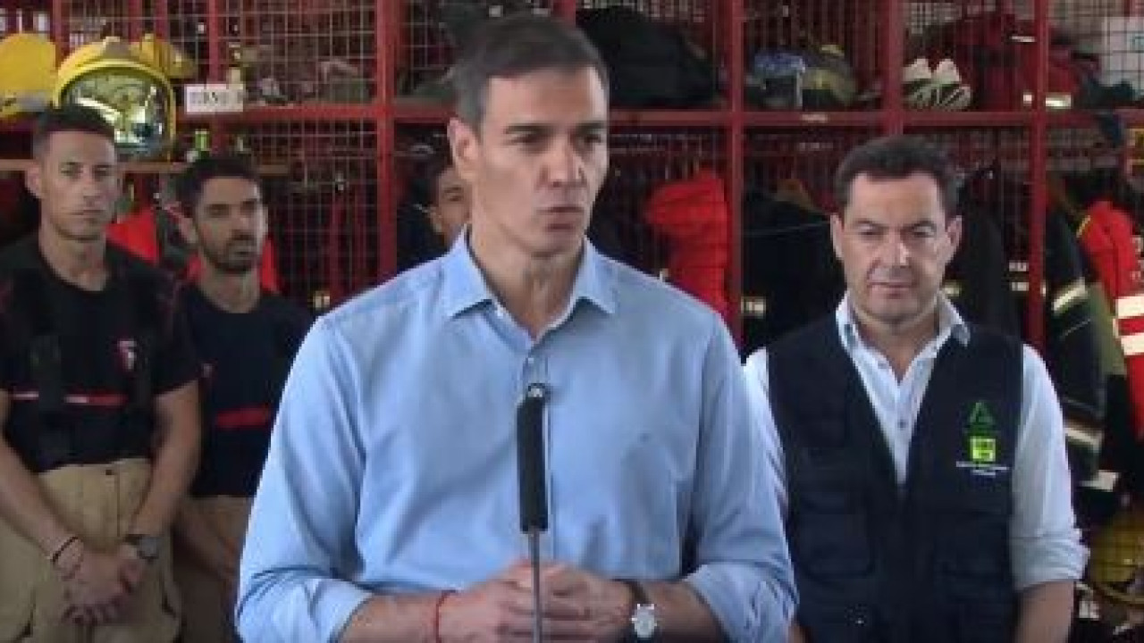 Στην Αλμερία ο Σάντσεθ: «Πρέπει να μείνουμε σε επαγρύπνηση για τις πυρκαγιές»