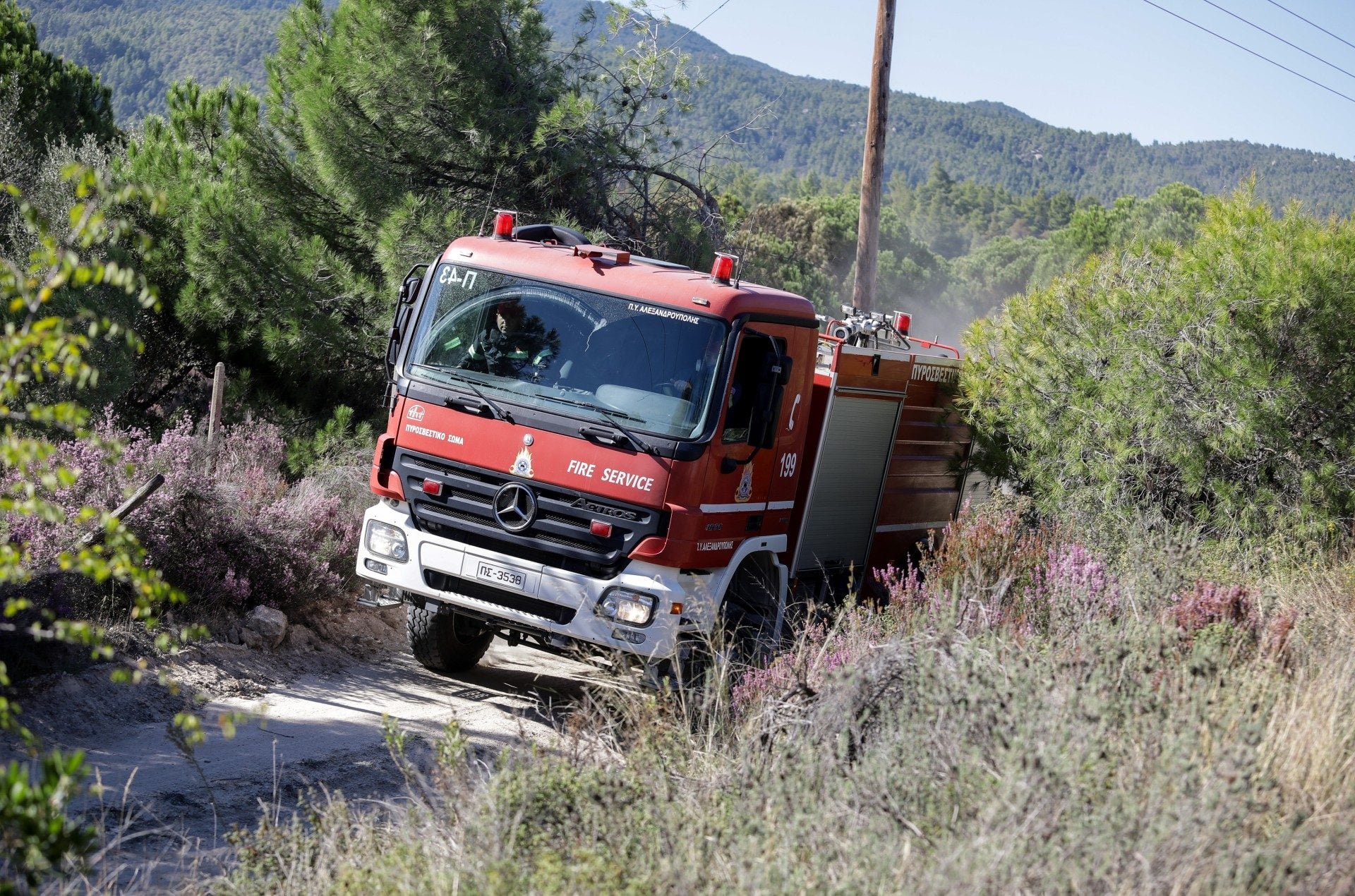Χαλκιδική: Απαγόρευση κυκλοφορίας σε δασικές περιοχές λόγω κινδύνου πυρκαγιάς