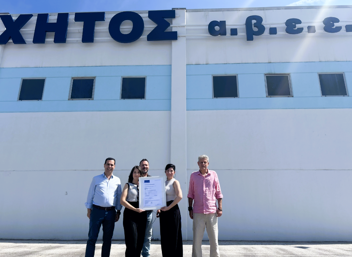 Η TÜV NORD Hellas πιστοποιεί τη ΧΗΤΟΣ Α.Β.Ε.Ε. με το RePlast Cert