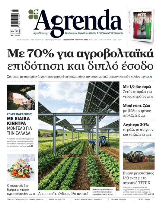 Λιγότερο κατά 30% φέτος το ρύζι, δεν αλλάζει το «βαρύ» κλίμα ούτε η επάρκεια νερού