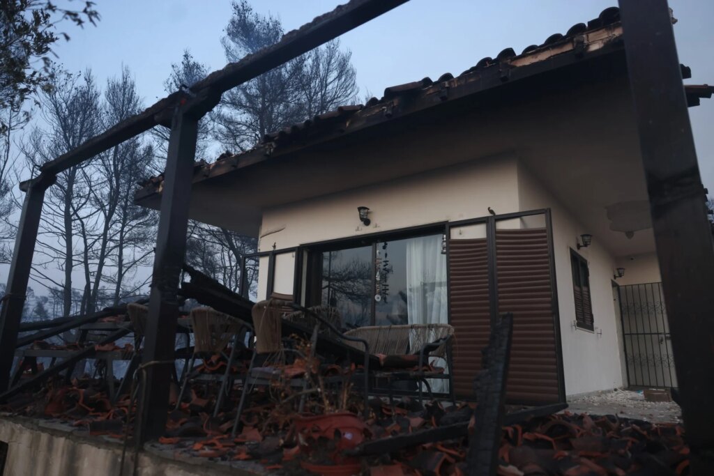 Φωτιά στη Σίβηρη Χαλκιδικής: Χωρίς ενεργό μέτωπο