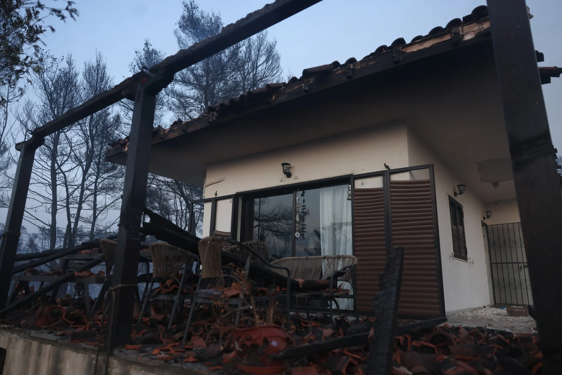 Φωτιά στη Σίβηρη Χαλκιδικής: Χωρίς ενεργό μέτωπο