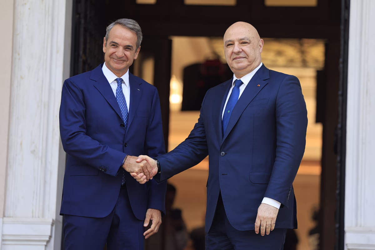 Συγκροτείται Ανώτατο Συμβούλιο Συνεργασίας Ελλάδας και Λιβάνου - Τι δήλωσαν Μητσοτάκης και Αούν