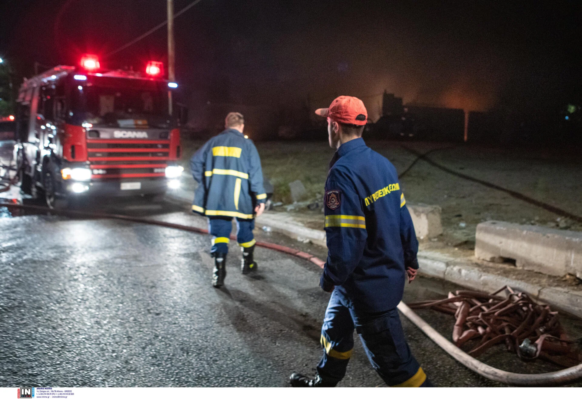 Πυρκαγιά σε χαμηλή βλάστηση στις Αλυκές Βόλου