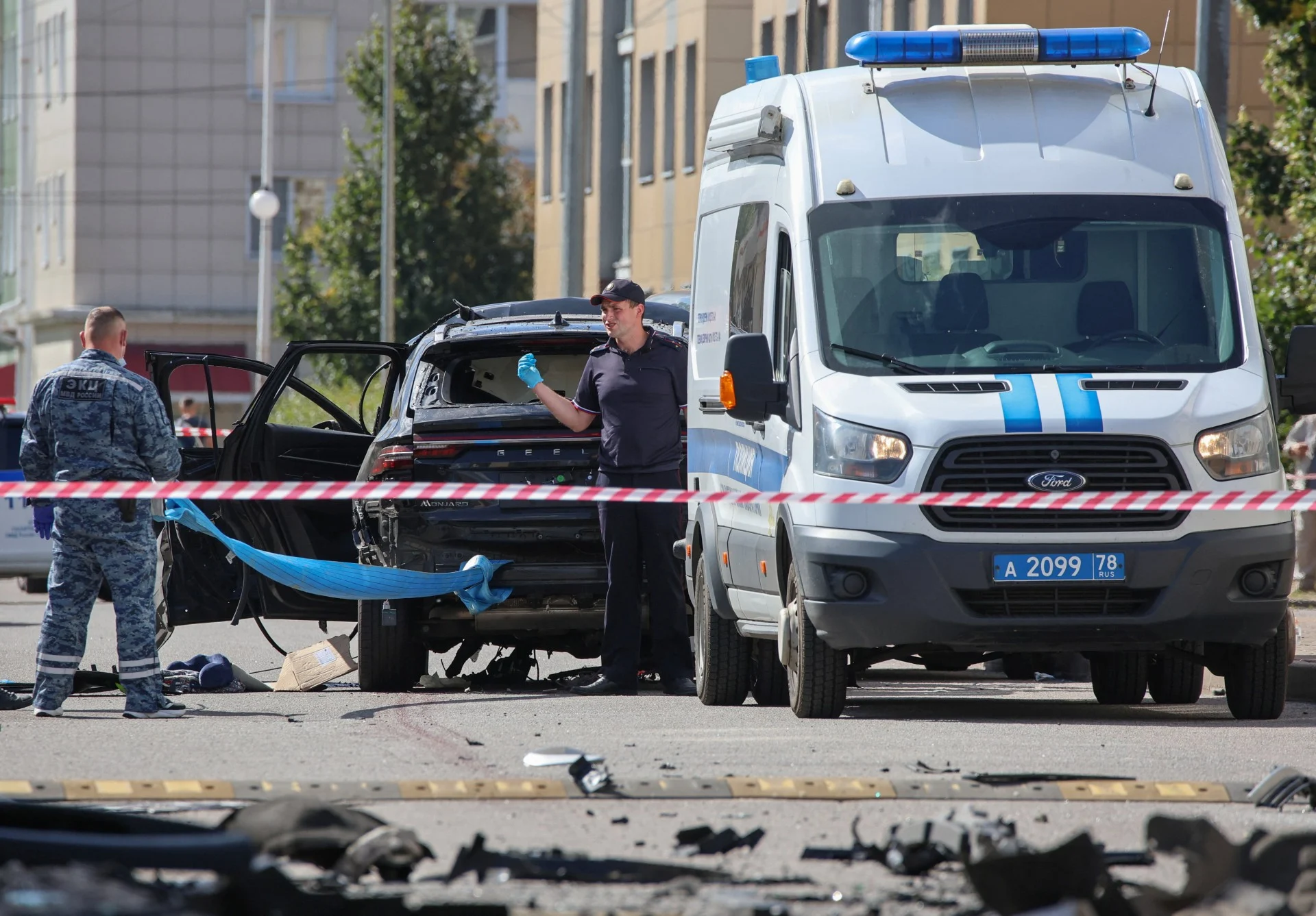 Αγία Πετρούπολη: Έκρηξη παγιδευμένου αυτοκινήτου σε περιοχή με στρατιωτικές κατοικίες