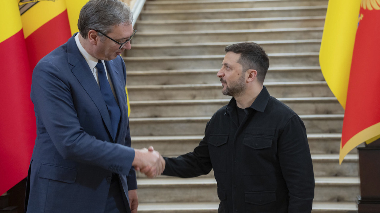 Οικονομία κι ασφάλεια στο επίκεντρο της συζήτησης Ζελένσκι- Βούτσιτς
