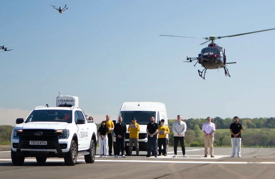 Κινητή βάση επιχειρήσεων για drones το Ford Ranger