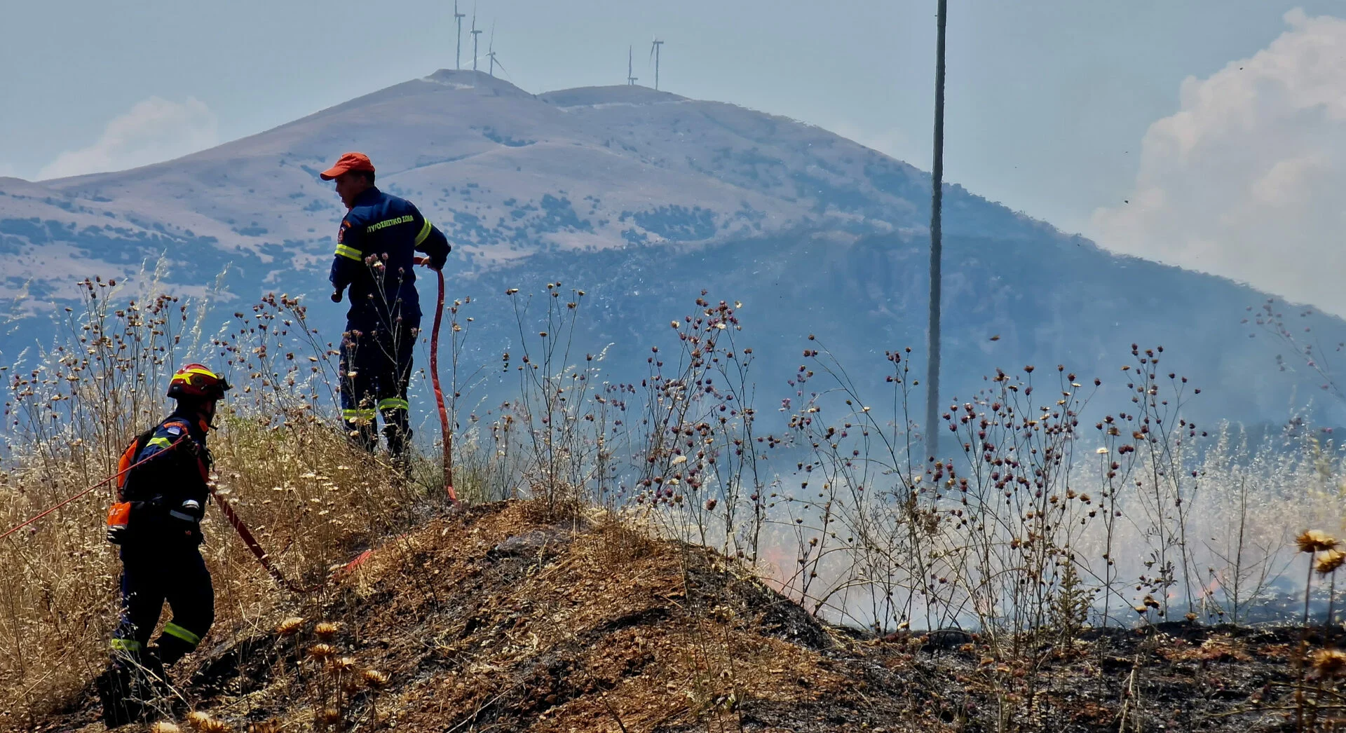 Κοζάνη: Χωρίς ενεργό μέτωπο η πυρκαγιά σε δασική έκταση στη δημοτική ενότητα Αιανής