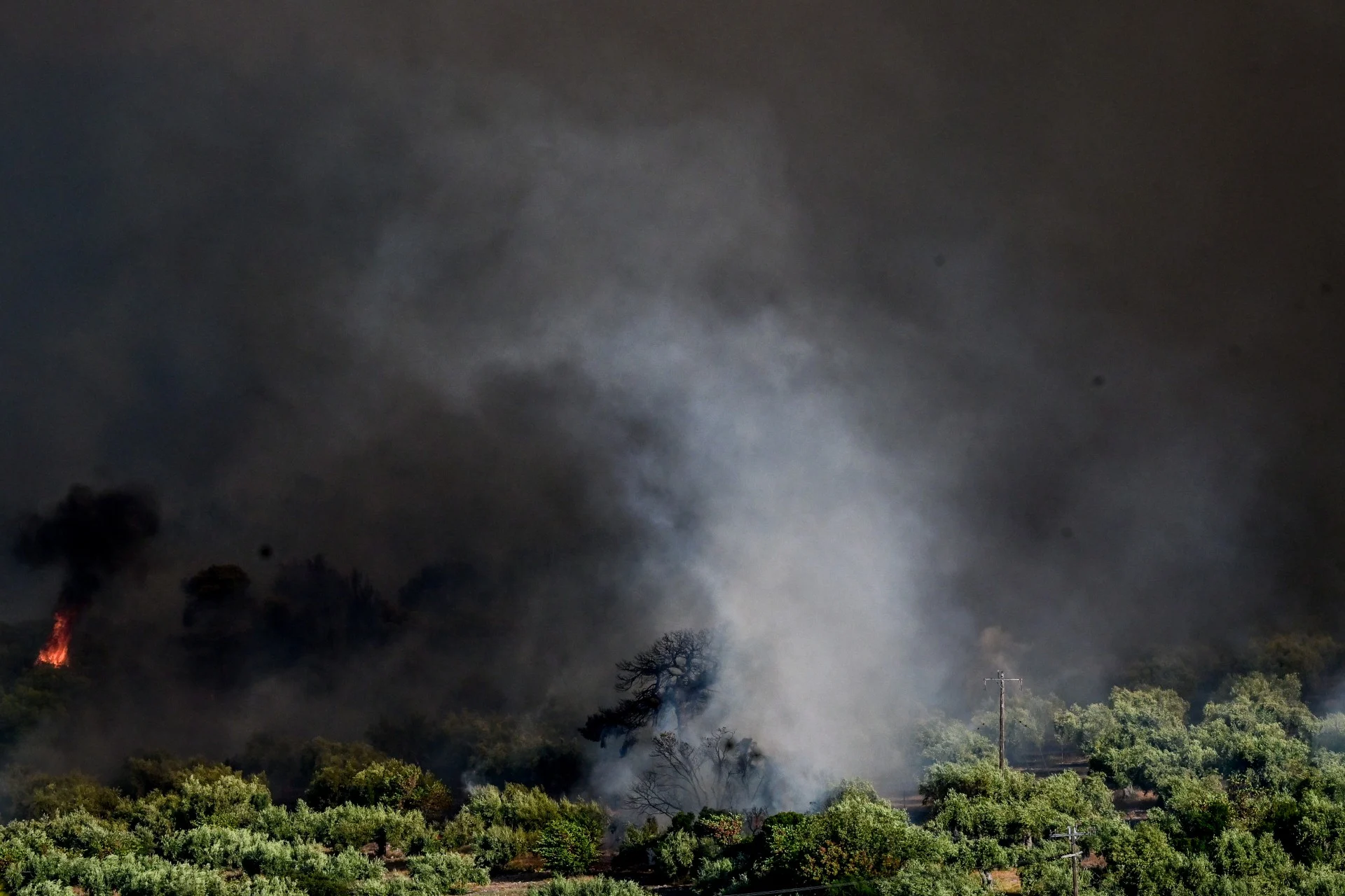 Νέο μήνυμα από το 112 – Εκκενώνονται Αγία Παρασκευή, Κρύο Πηγάδι και Άγιος Νεκτάριος