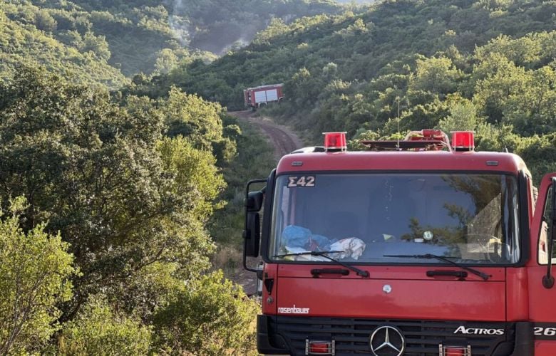 Ξέσπασε φωτιά στην περιοχή Λαμπεία της Αρχαίας Ολυμπίας – News.gr