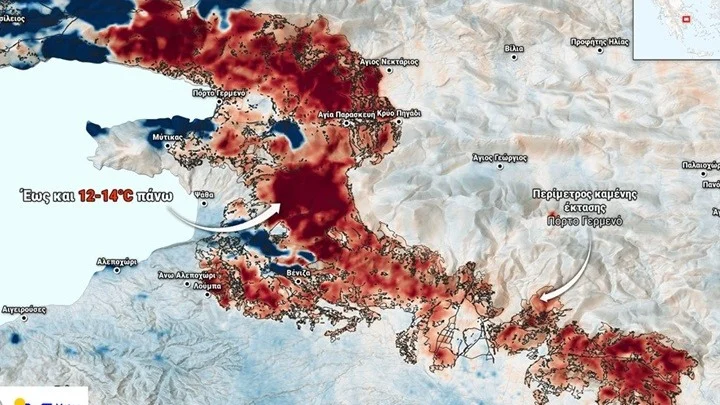 Έως 14 βαθμούς υψηλότερη η θερμοκρασία του εδάφους