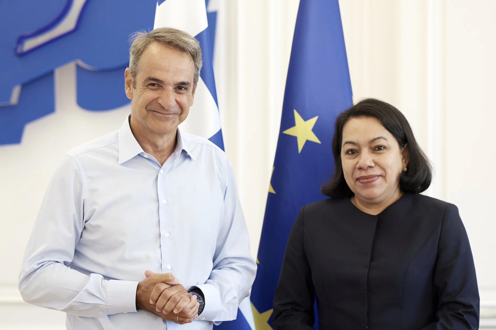 Κ. Μητσοτάκης: Συνάντηση με την υποψήφια ΓΓ του ΟΗΕ Κάρολιν Ροντρίγκεζ – Μπίρκετ στο Μαξίμου