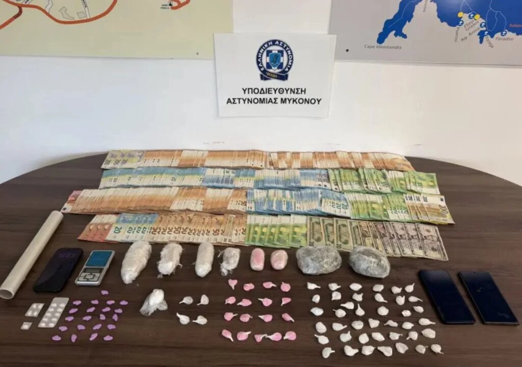 Δύο συλλήψεις για διακίνηση ναρκωτικών στη Μύκονο