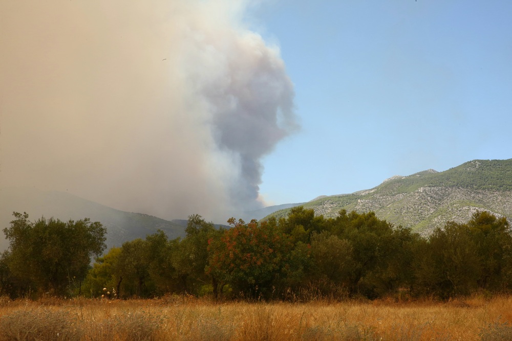 Οι πυρκαγιές στην Ελλάδα από δορυφόρο (βίντεο)