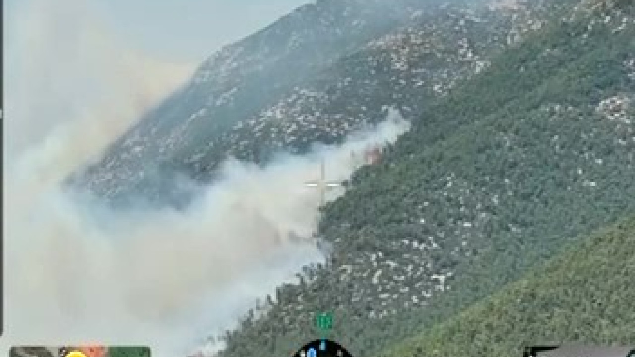 Βίντεο: Θερμική κάμερα αποτυπώνει το πύρινο μέτωπο στη Λιβαδόστρα Βοιωτίας