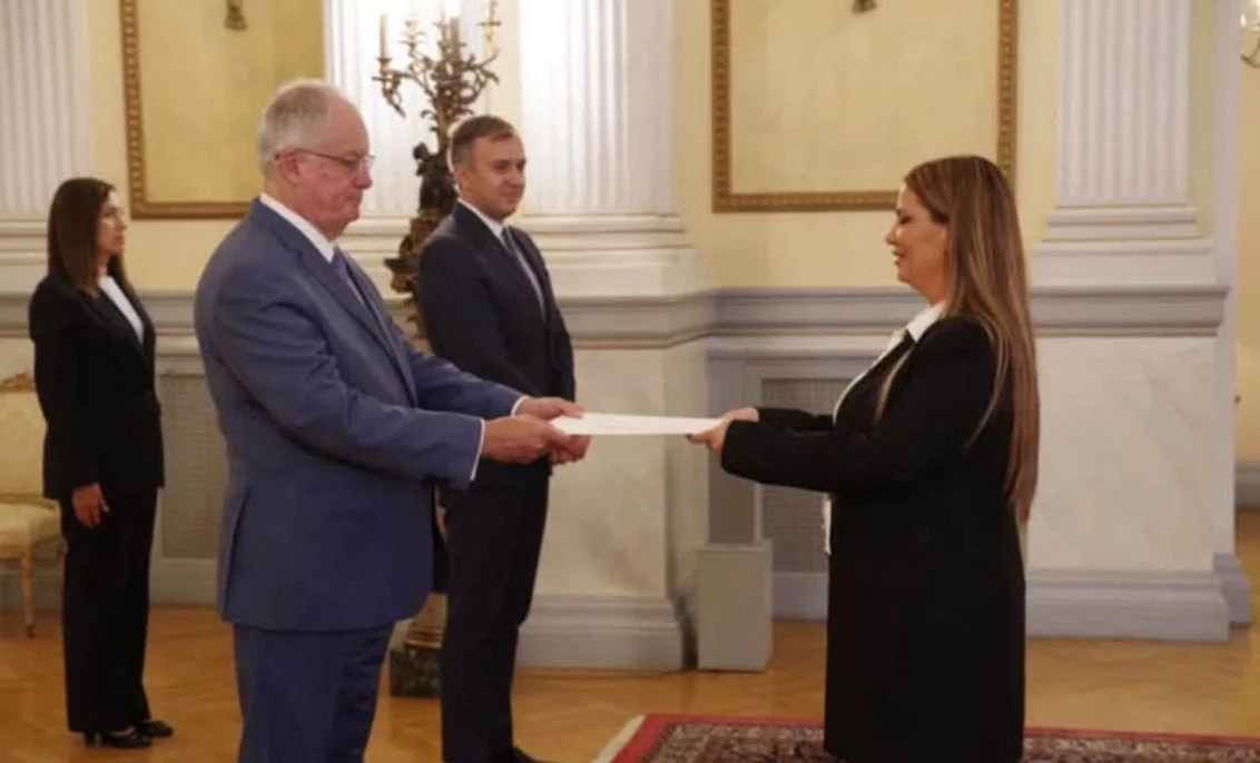 Παρέδωσε τα διαπιστευτήριά της στον Πρόεδρο της Δημοκρατίας