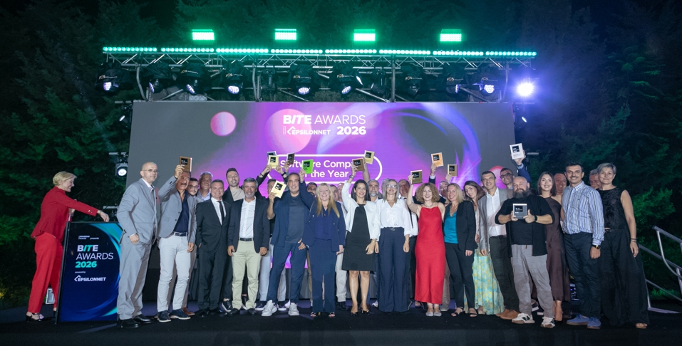 Όμιλος EPSILONNET: Για 6η συνεχή χρονιά «Software Company of the Year» στα BITE Awards