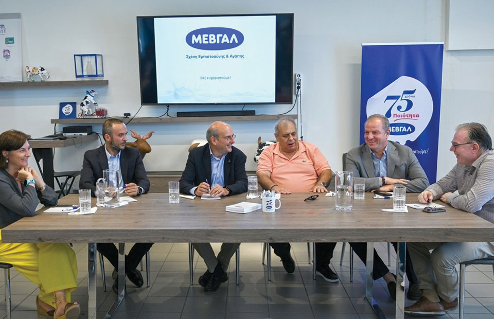 Επένδυση 160 εκατ. ευρώ για υπερδιπλάσια παραγωγική δυναμικότητα γαλακτοκομικών από ΜΕΒΓΑΛ