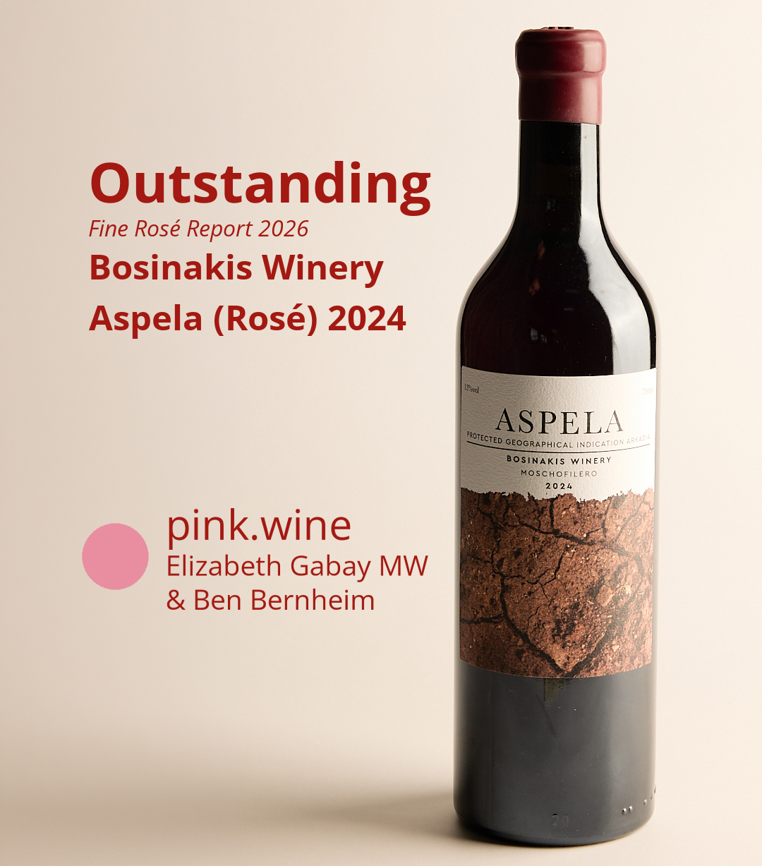 Με θέση στο Fine Rosé Report 2026 η Οινοποιία Μποσινάκη
