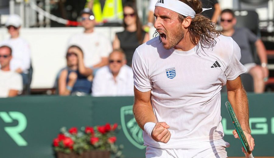 Davis cup: Ο Τσιτσιπάς έστειλε το Ελλάδα - Σλοβακία στο τάι-μπρεϊκ