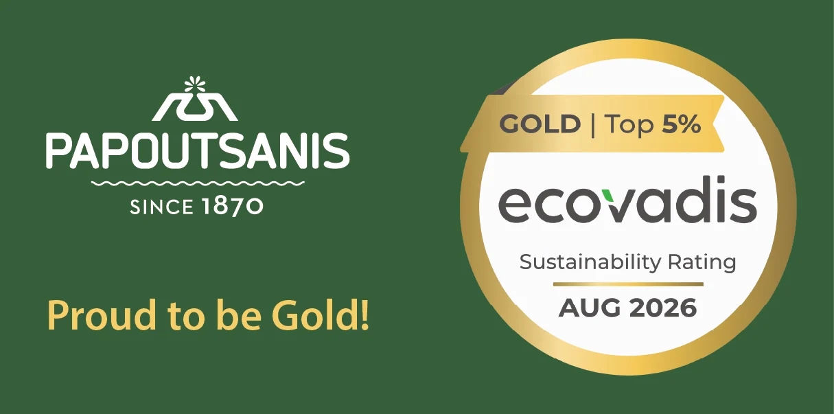 Στο παγκόσμιο top 5% της αξιολόγησης EcoVadis με χρυσό μετάλλιο