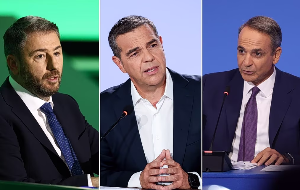 «Η εγώ ή το χάος» απειλεί ο Μητσοτάκης, «ή εμείς ή κανείς» δεν θα σε ρίξει του απαντά ο Τσίπρας και ο Ανδρουλάκης που δεν μπορεί να βρει τι να ενώνει το διαζευκτικό απλώς βρίζει και τους δυο