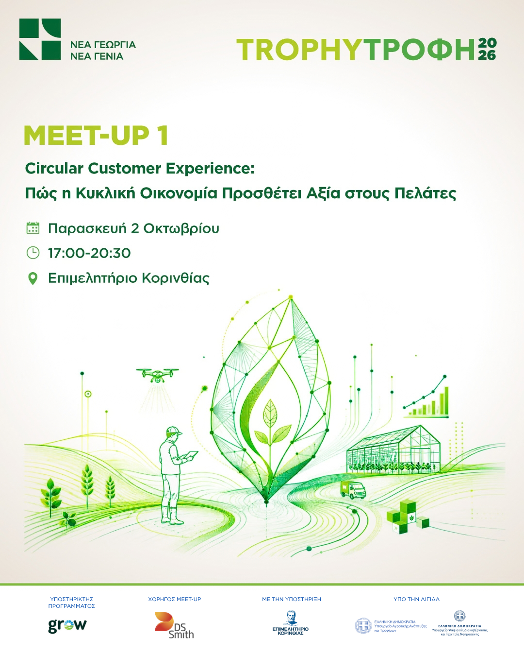 Το φετινό 1ο Meet-Up TrophyΤροφή κάνει 2 Οκτωβρίου στάση στην Κόρινθο