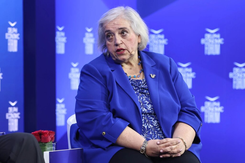Συνάντηση της Αλεξάνδρας Παπαδοπούλου με τον υπουργό Επικρατείας της Σαουδικής Αραβίας
