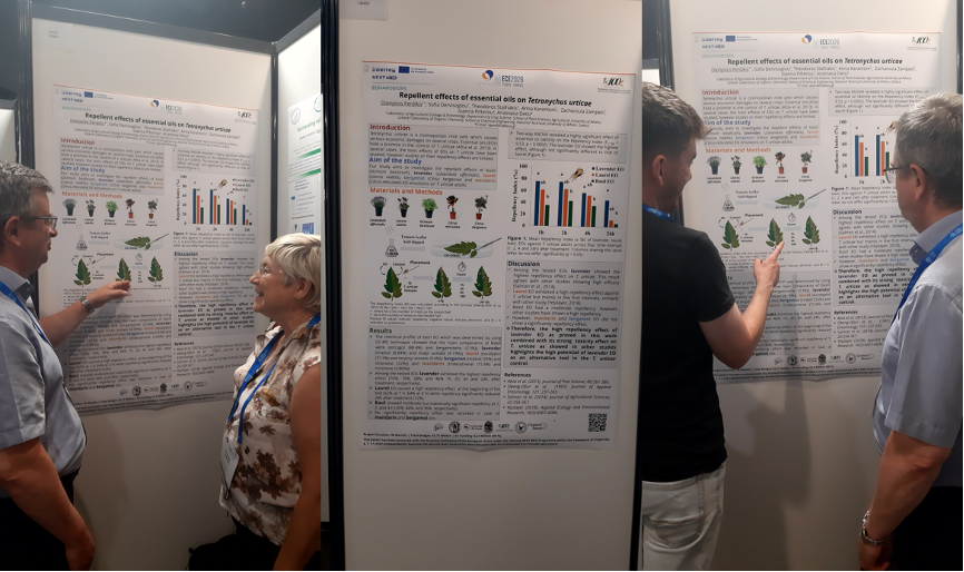 Δυναμική παρουσία του ΓΠΑ στο «ΧΙΙΙ European Congress of Entomology» για το Έργο «EONANOBIOPS»