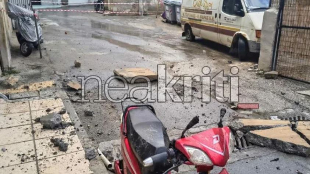 Ηράκλειο: 2 περιστατικά κατάρρευσης τμημάτων μπαλκονιών μέσα σε λίγες ώρες