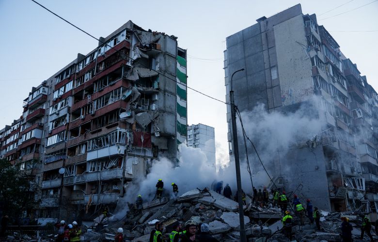 Ρωσική επίθεση στην έδρα της ουκρανικής υπηρεσίας εσωτερικής ασφάλειας στο Κίεβο