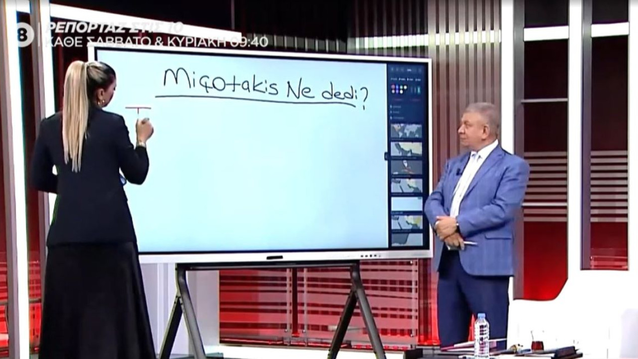 Τουρκία: Μέχρι και σε πίνακα εκπομπής έγραψαν τις δηλώσεις Μητσοτάκη