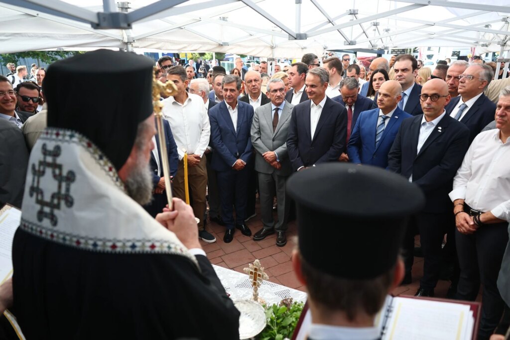 Στις εγκαταστάσεις της ΔΕΘ ο Κ. Μητσοτάκης