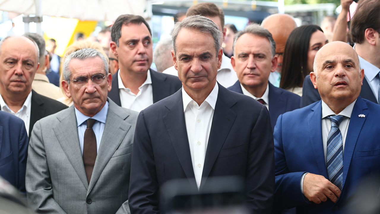 Έφτασε στη ΔΕΘ ο Κυριάκος Μητσοτάκης