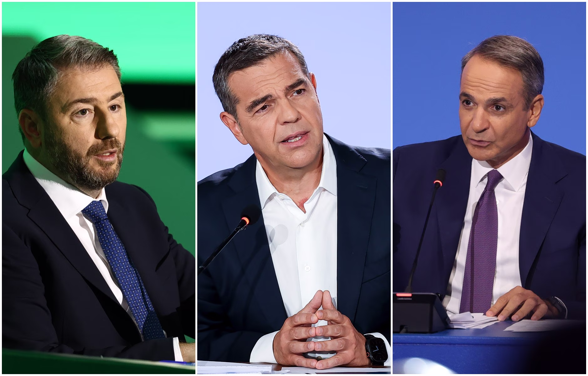 Μητσοτάκης, Τσίπρας, Ανδρουλάκης: Η 90η ΔΕΘ τελείωσε, η μάχη για την κάλπη μόλις άρχισε