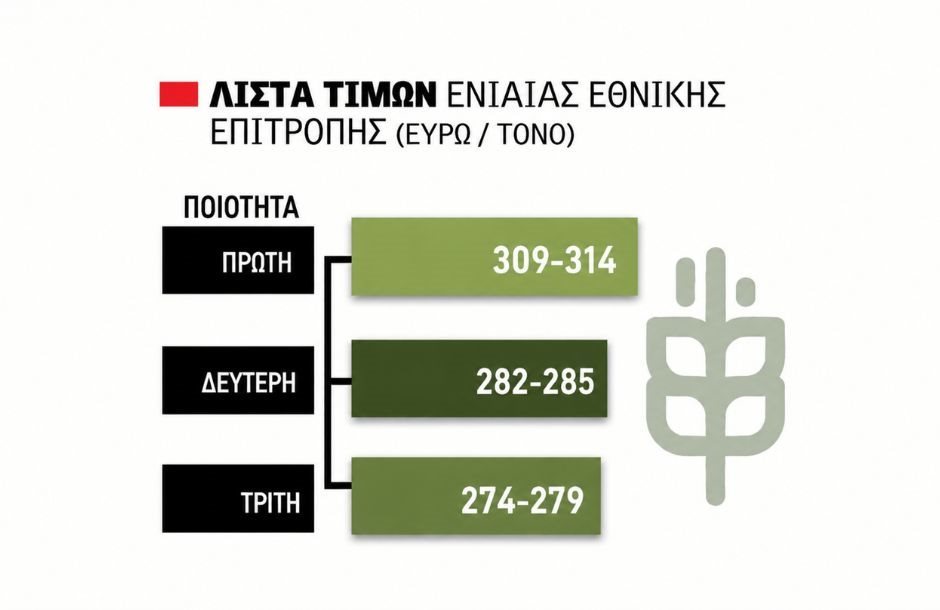 Φρέναρε στα 250 ευρώ ο τόνος το ράλι στο σκληρό σιτάρι, «τσιμπάει» η τιμή στις λίστες της Νότιας Ιταλίας