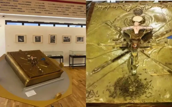 Έκλεψαν εξώφυλλο 150 κιλών που είχε φιλοτεχνήσει ο Νταλί για το ακριβότερο βιβλίο του κόσμου