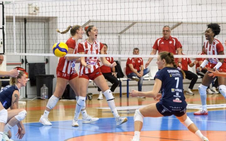 Βόλεϊ λιγκ γυναικών: Διπλά για Ολυμπιακό και Πανιώνιο