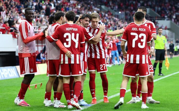Καταιγιστικός Ολυμπιακός, 5-0 την Καλαμάτα και έβδομη σερί νίκη σε Ελλάδα και Ευρώπη